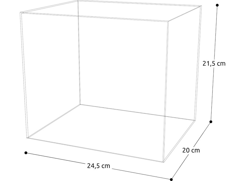 RoboTime Plexisklový kryt na modely minatur domečků