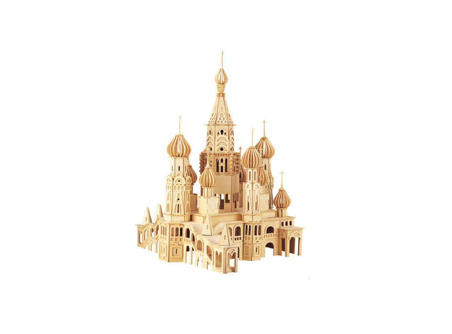 Woodcraft Dřevěné 3D puzzle kostel Petersburg