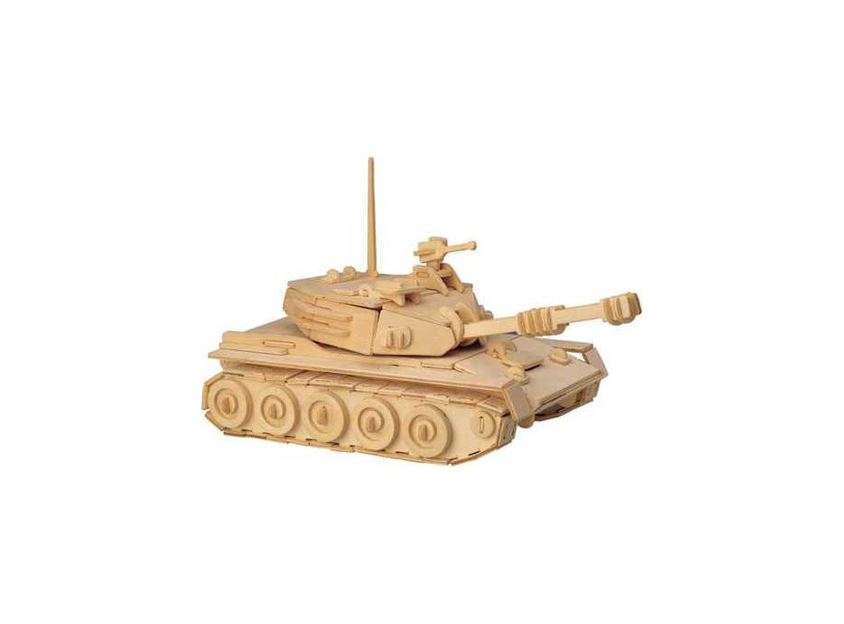 Woodcraft Dřevěné 3D puzzle tank