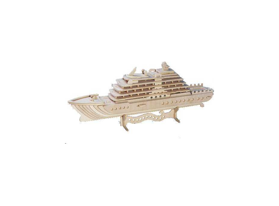 Woodcraft Dřevěné 3D puzzle luxusní jachta