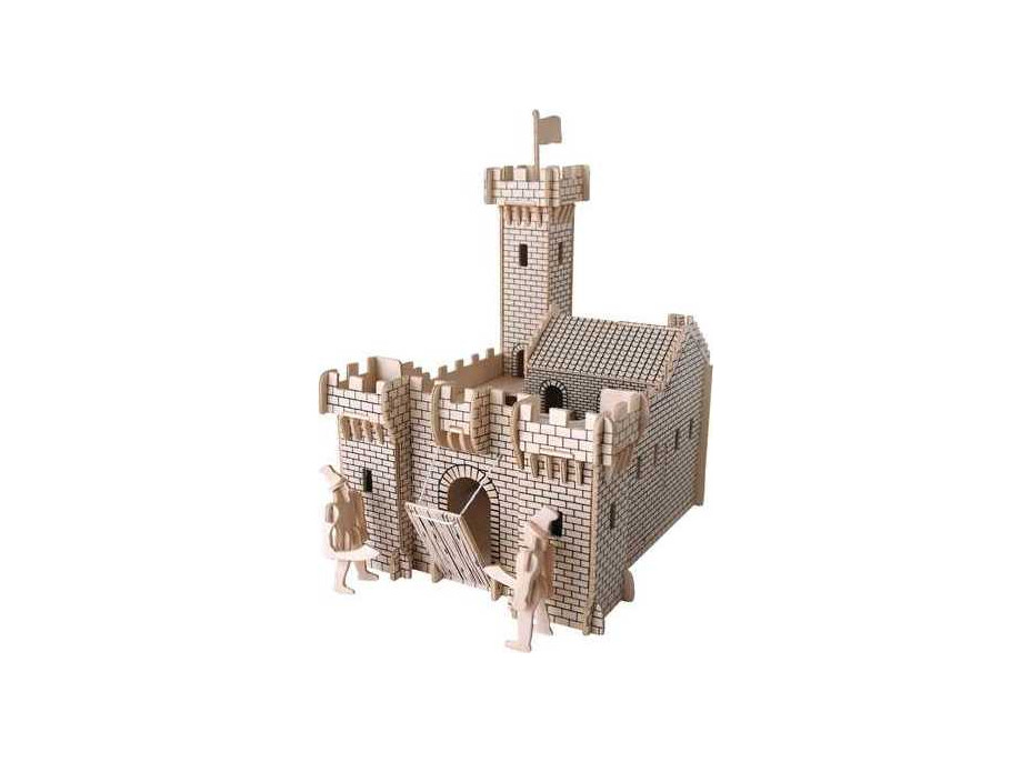 Woodcraft Dřevěné 3D puzzle hrad I