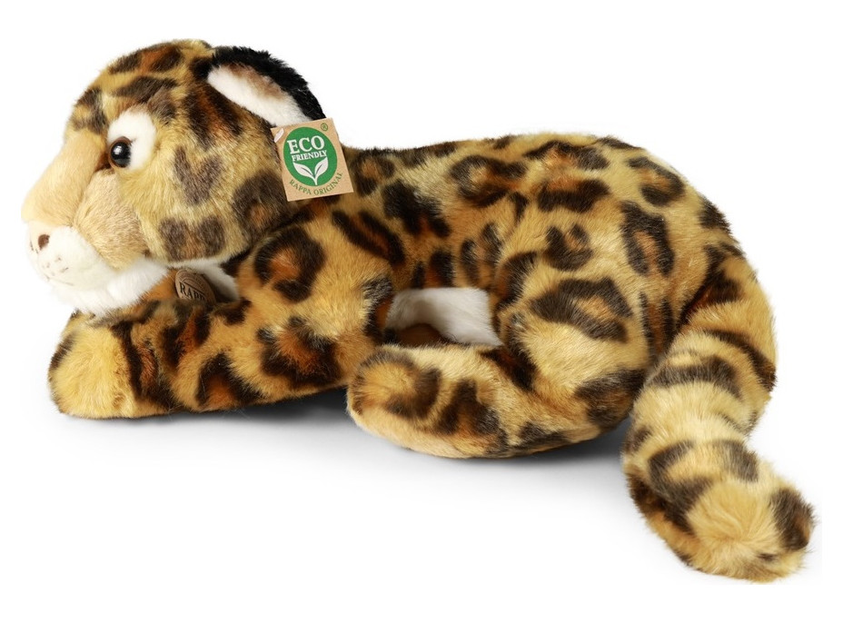 Rappa Plyšový leopard ležící 40 cm ECO-FRIENDLY