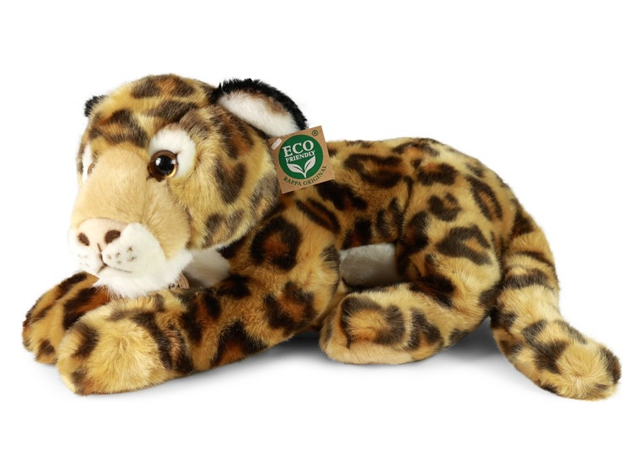 Rappa Plyšový leopard ležící 40 cm ECO-FRIENDLY