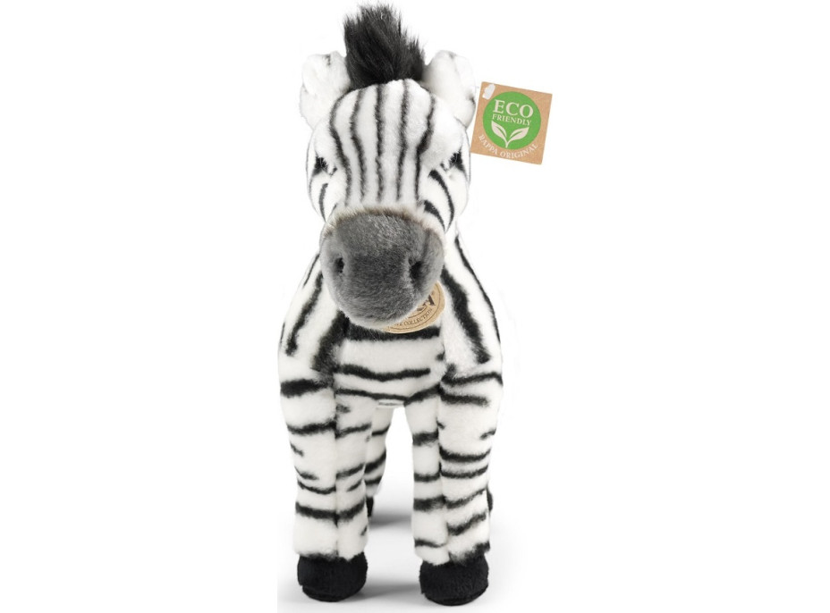 Rappa Plyšová zebra stojící 30 cm ECO-FRIENDLY