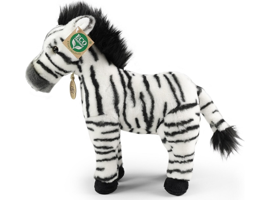 Rappa Plyšová zebra stojící 30 cm ECO-FRIENDLY