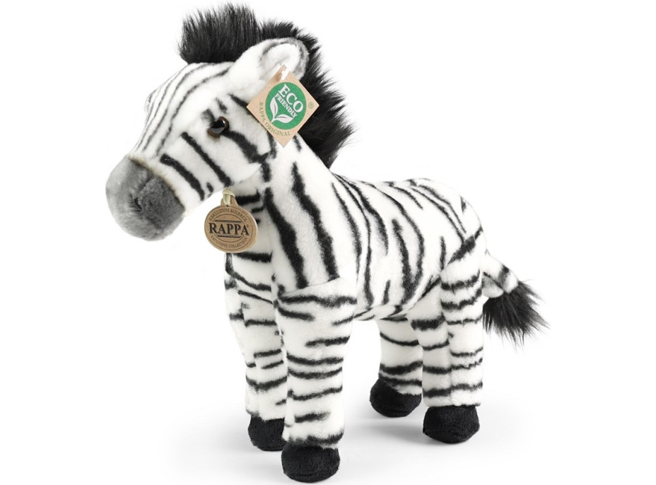 Rappa Plyšová zebra stojící 30 cm ECO-FRIENDLY