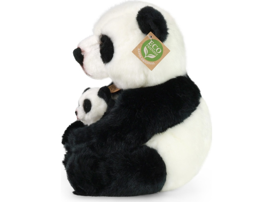 Rappa Plyšová panda s mládětem 27 cm ECO-FRIENDLY