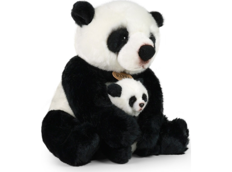 Rappa Plyšová panda s mládětem 27 cm ECO-FRIENDLY