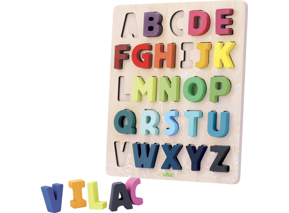 Vilac Vkládací puzzle abeceda