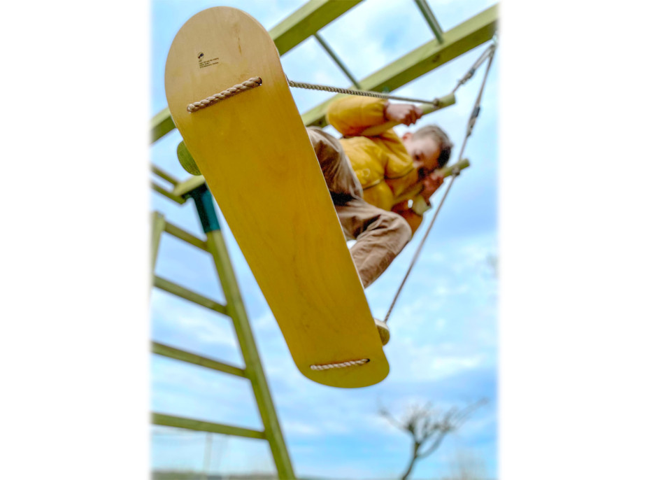 small foot Dřevěná houpačka Skateboard