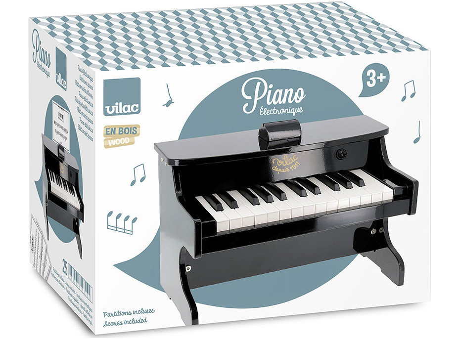 Vilac Elektronické piano černé