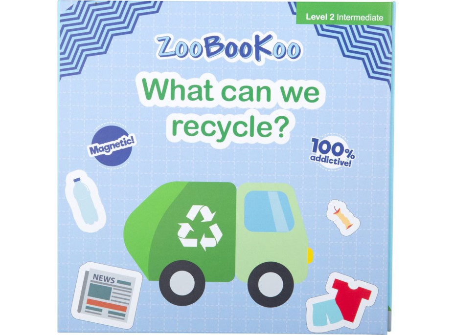 Zoobookoo Magnetická kniha Co můžeme recyklovat?