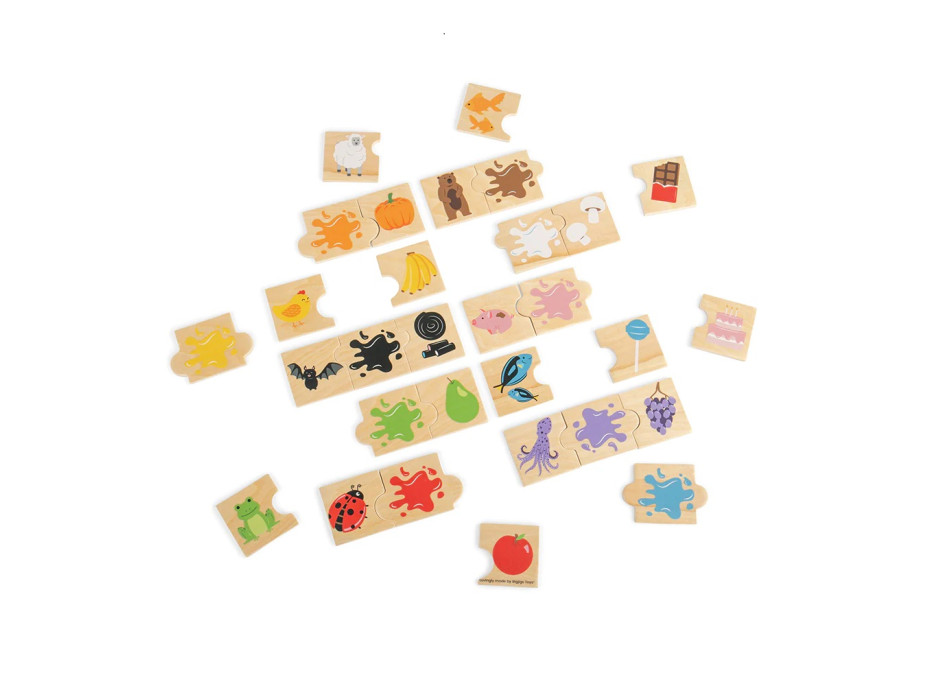 Bigjigs Toys Didaktické puzzle Barvy