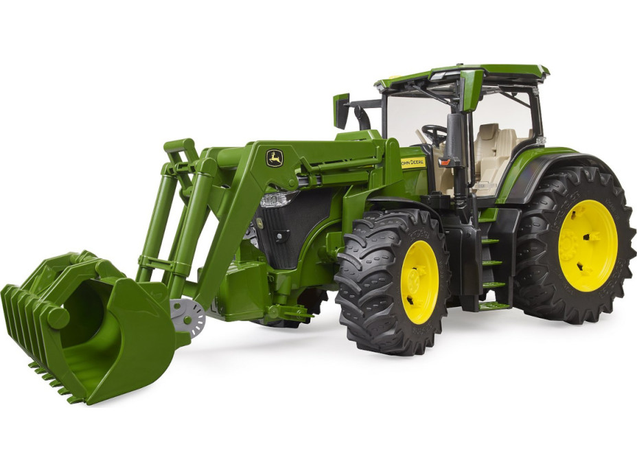 Bruder Traktor John Deere 7R 350 s čelním nakladačem