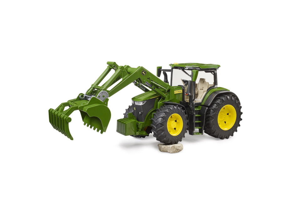 Bruder Traktor John Deere 7R 350 s čelním nakladačem