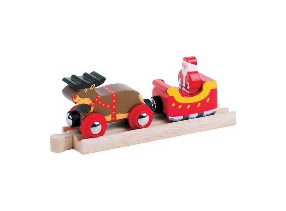 Bigjigs Rail Santovo spřežení + kolej