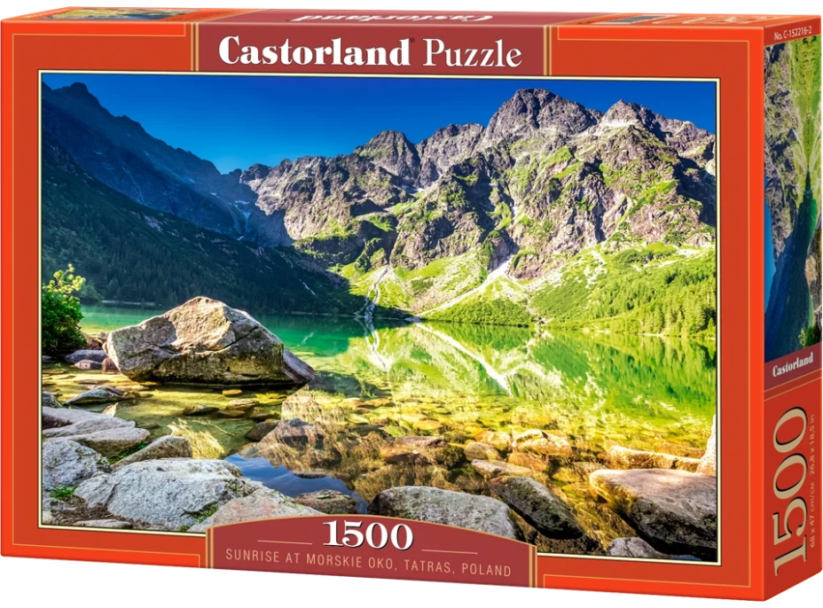 CASTORLAND Puzzle Východ slunce u jezera Morskie Oko 1500 dílků