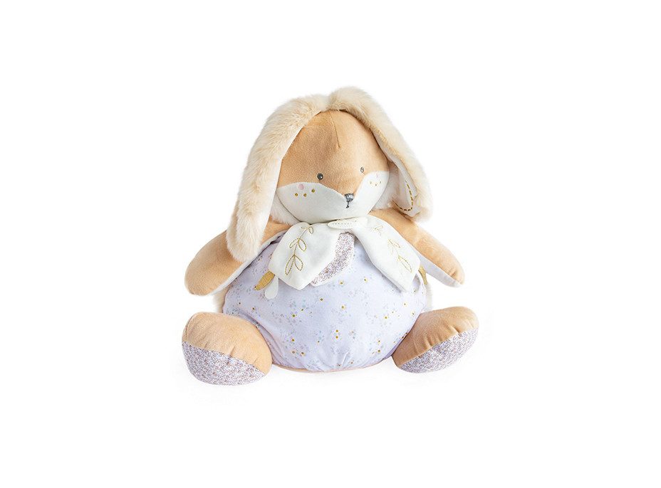 Doudou Bílý králíček s prostorem pro uložení pyžámka 38 cm