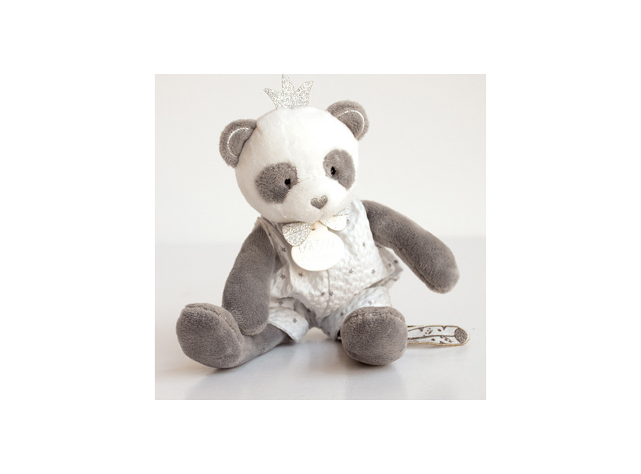 Doudou Dárková sada - plyšová hračka panda s dečkou 20 cm