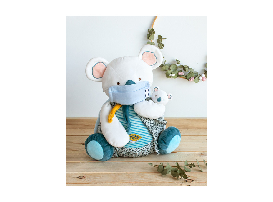 Doudou Koala Yoca s prostorem pro uložení pyžámka 40 cm