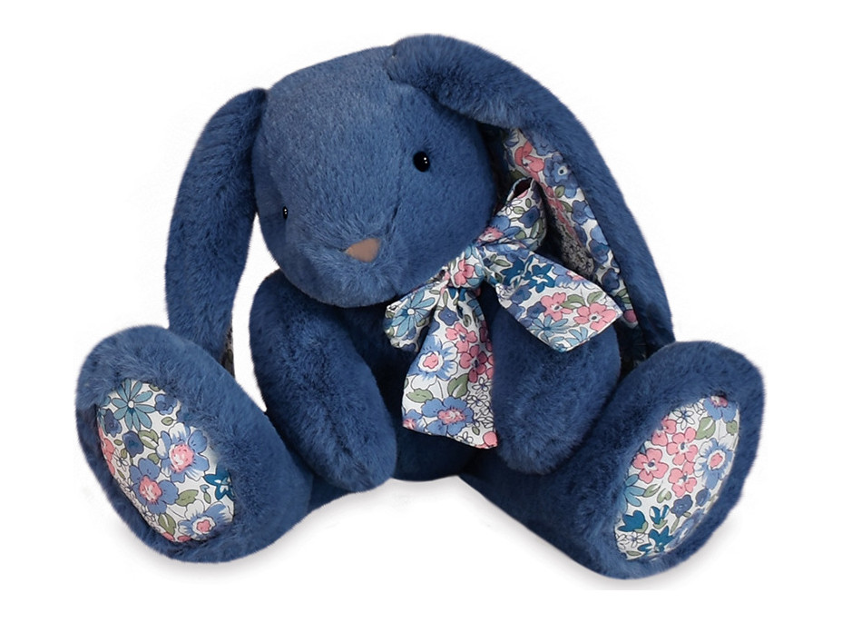 Doudou Histoire d´Ours Plyšový kamarád modrý králíček 25 cm