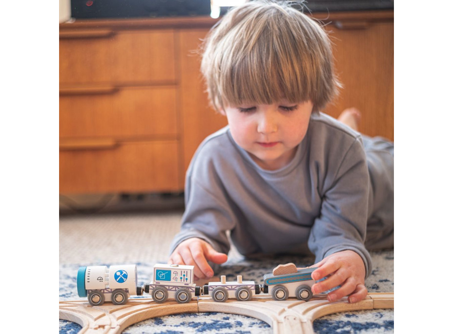 Bigjigs Rail Dřevěný důlní vlak