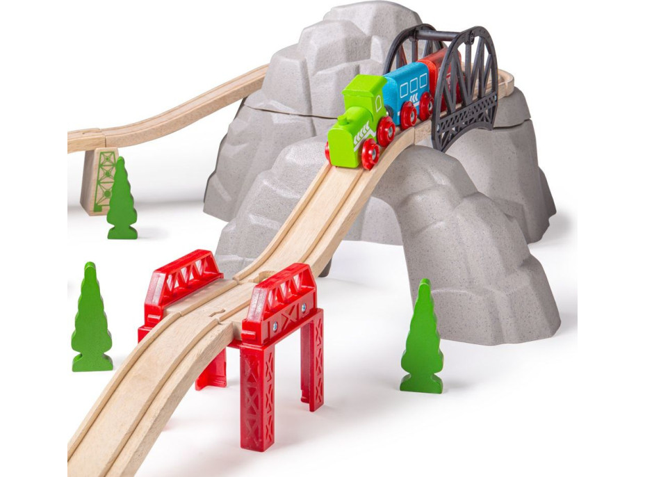 Bigjigs Rail Set vysokohorská dráha