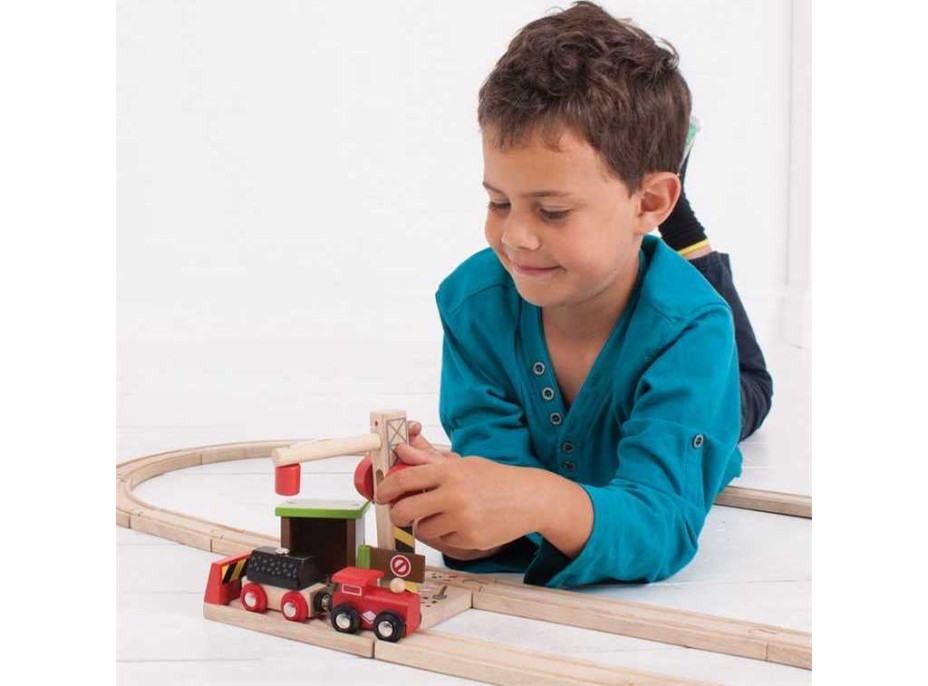 Bigjigs Rail Uhelný důl s jeřábem