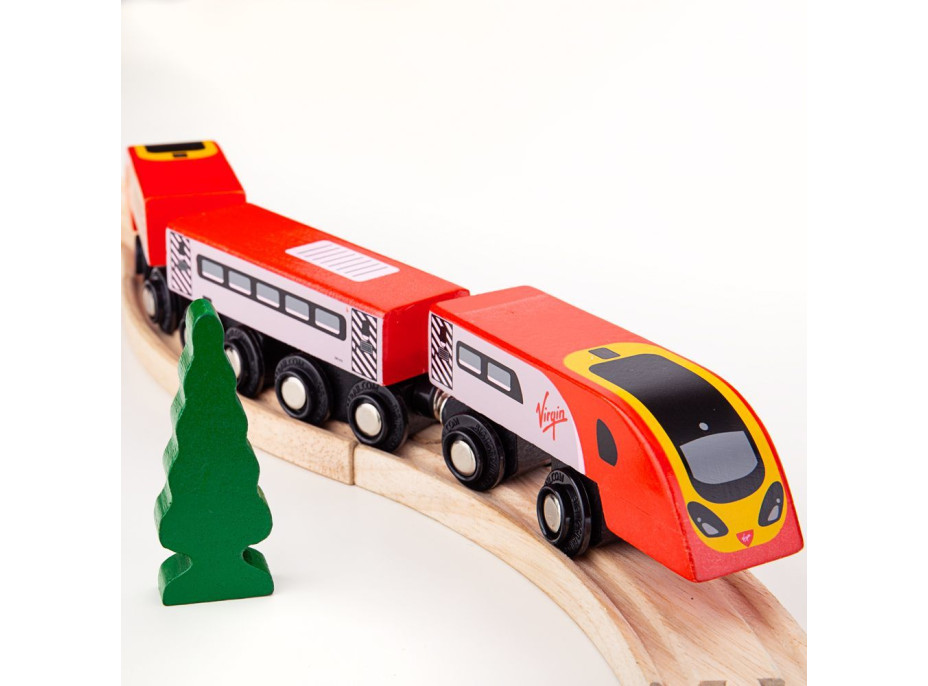 Bigjigs Rail Virgin Pendolino