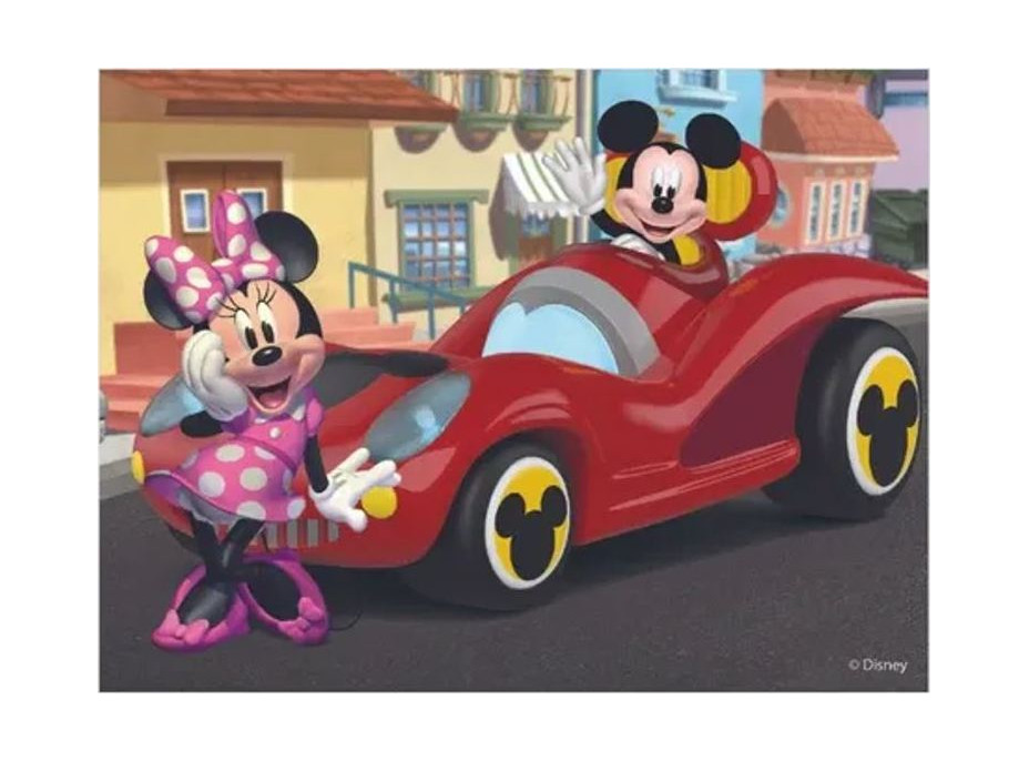 Dino Dřevěné licenční kostky Mickey Mouse – 12 kostek