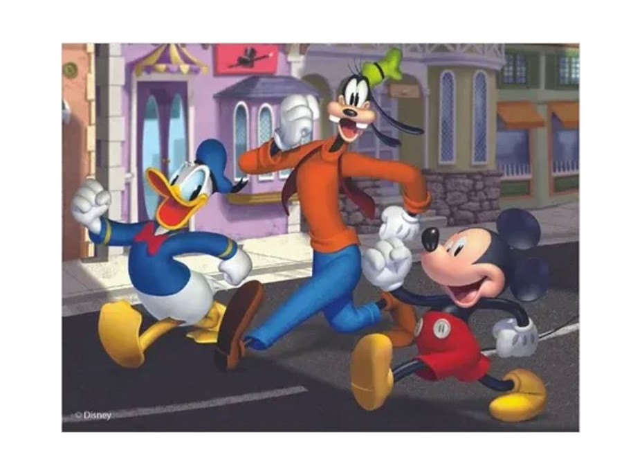 Dino Dřevěné licenční kostky Mickey Mouse – 12 kostek