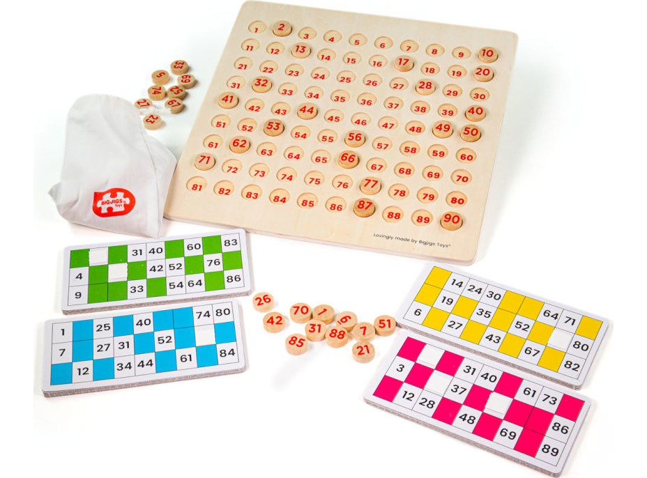 Bigjigs Toys Tradiční Bingo