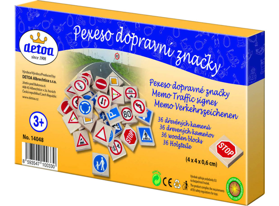 Detoa Pexeso dopravní značky