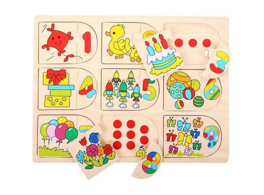 Bigjigs Toys Obrázkové počítací puzzle