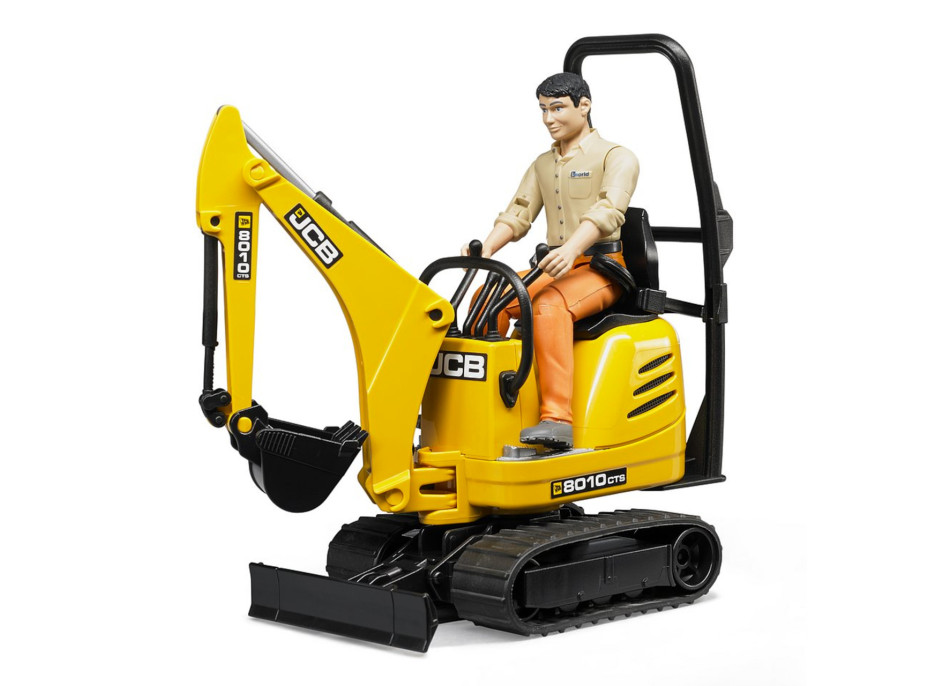 Bruder BWORLD Mikrobagr JCB s figurkou