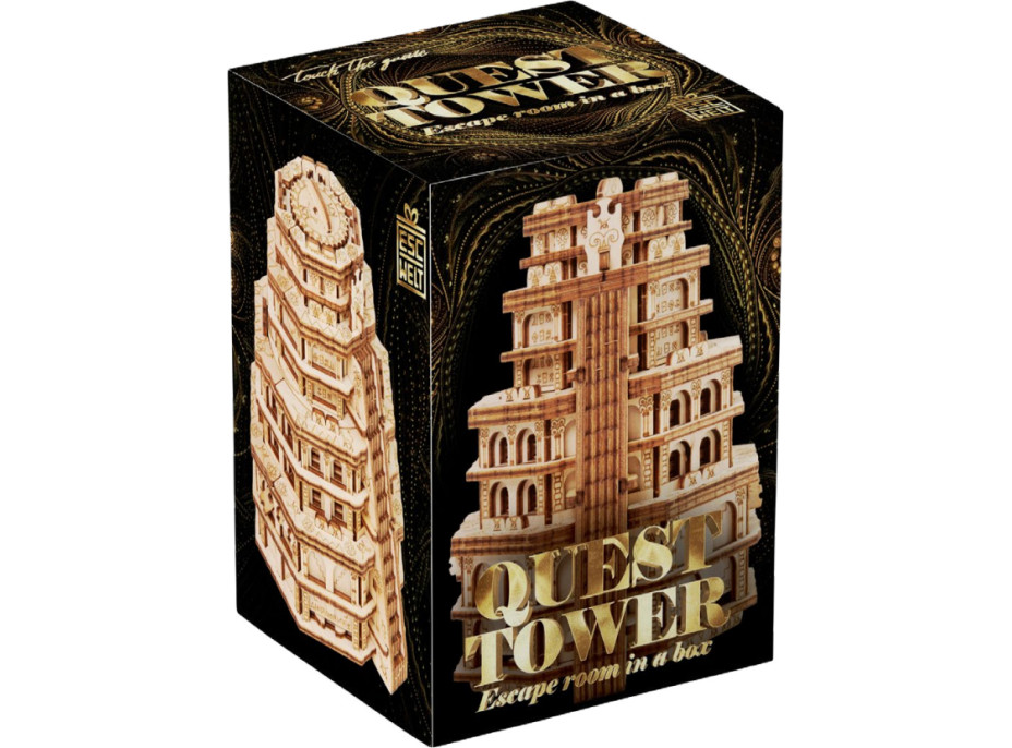 EscapeWelt Dřevěný hlavolam Quest Tower