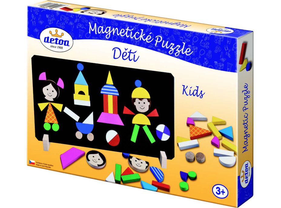 Detoa Magnetické puzzle Děti