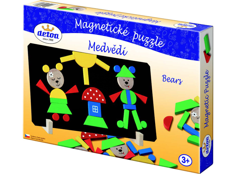 Detoa Magnetické puzzle Medvědi