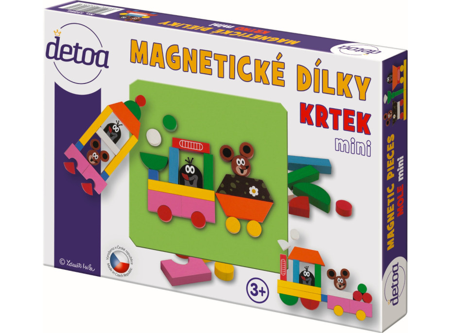 Detoa Magnetické dílky Krtek MINI