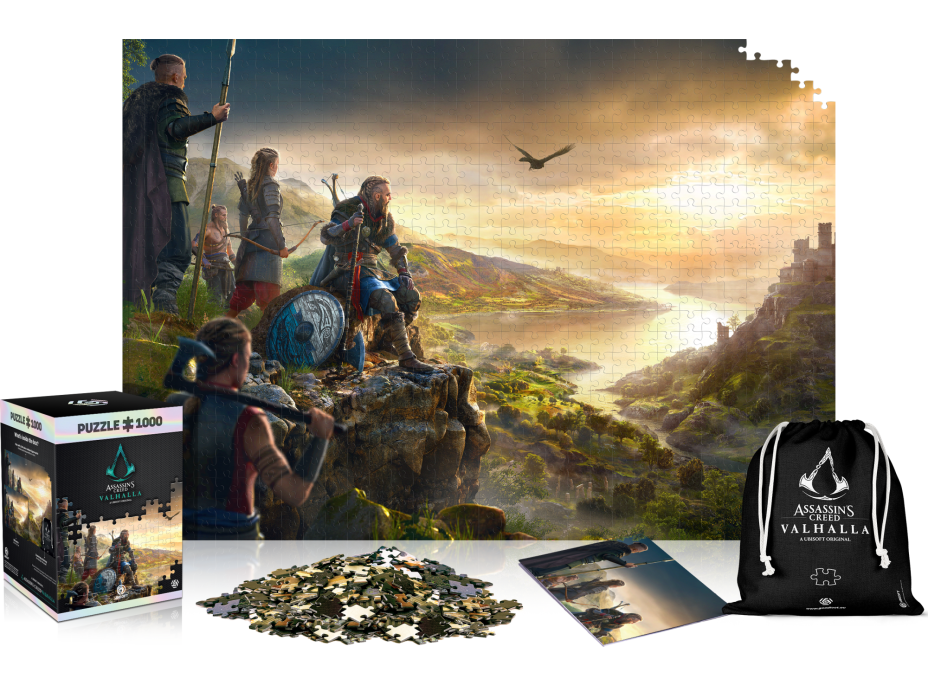 GOOD LOOT Puzzle Assassin's Creed Valhalla - Vista of England 1000 dílků