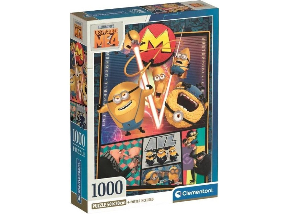 CLEMENTONI Puzzle Já, padouch 4, 1000 dílků