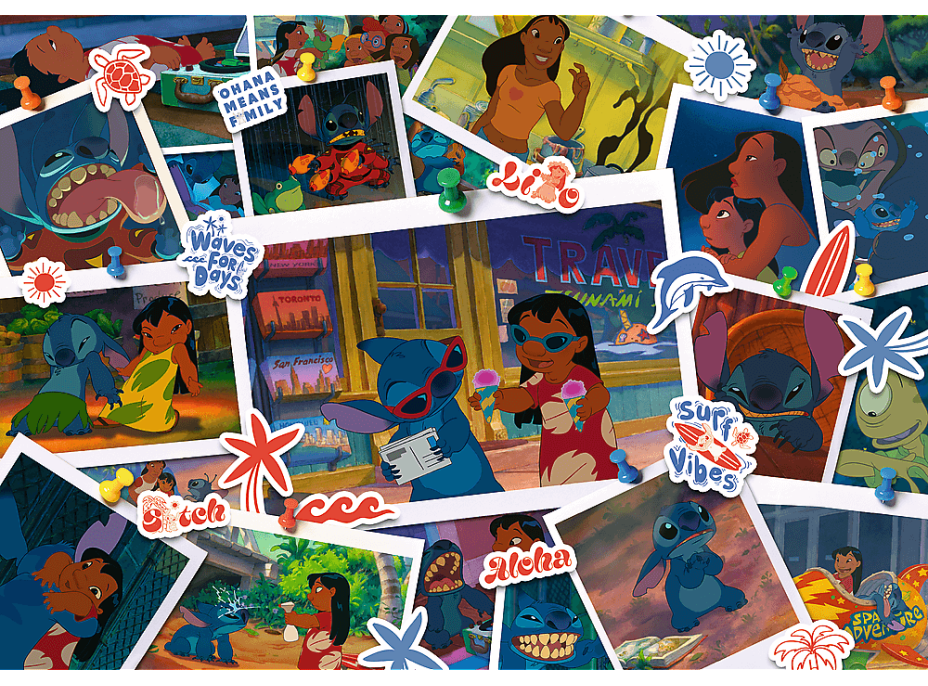 TREFL Puzzle Lilo&Stitch: Sladké vzpomínky 1000 dílků