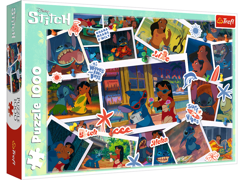 TREFL Puzzle Lilo&Stitch: Sladké vzpomínky 1000 dílků