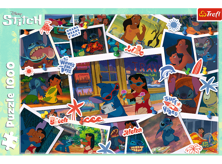 TREFL Puzzle Lilo&Stitch: Sladké vzpomínky 1000 dílků