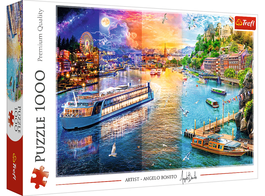 TREFL Puzzle Plavba po řece 1000 dílků