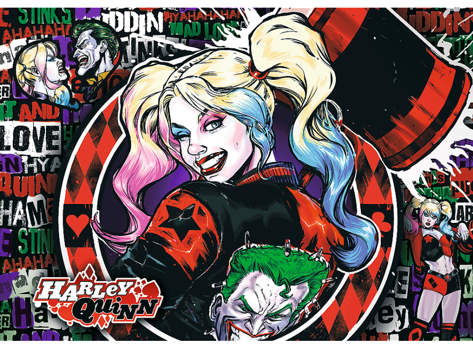 TREFL Puzzle Premium Plus Batman: Harley Quinn 1000 dílků