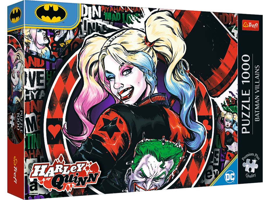 TREFL Puzzle Premium Plus Batman: Harley Quinn 1000 dílků