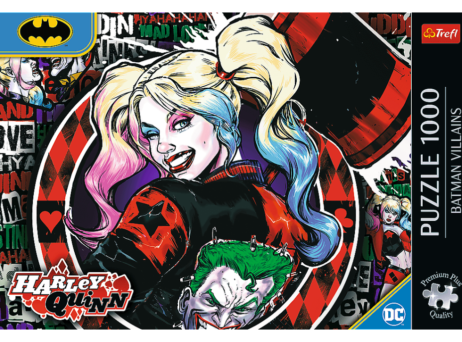 TREFL Puzzle Premium Plus Batman: Harley Quinn 1000 dílků