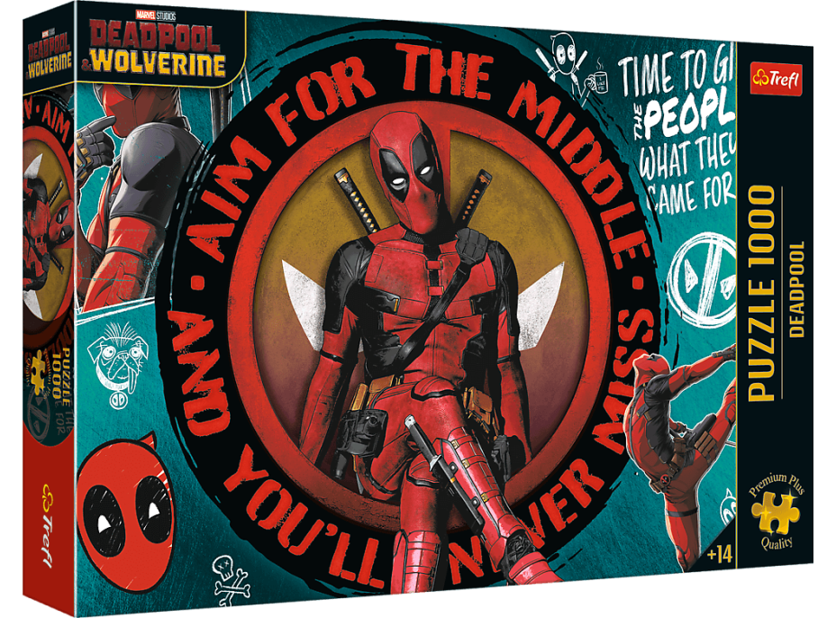 TREFL Puzzle Premium Plus: Deadpool 1000 dílků