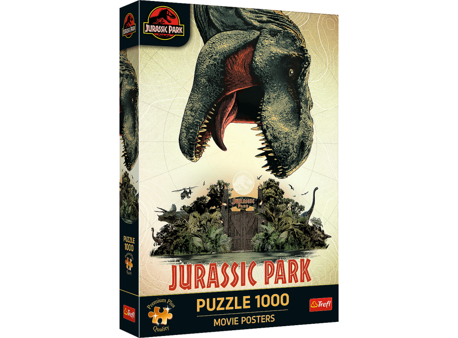 TREFL Puzzle Premium Plus Jurassic Park: Filmový plakát 1000 dílků